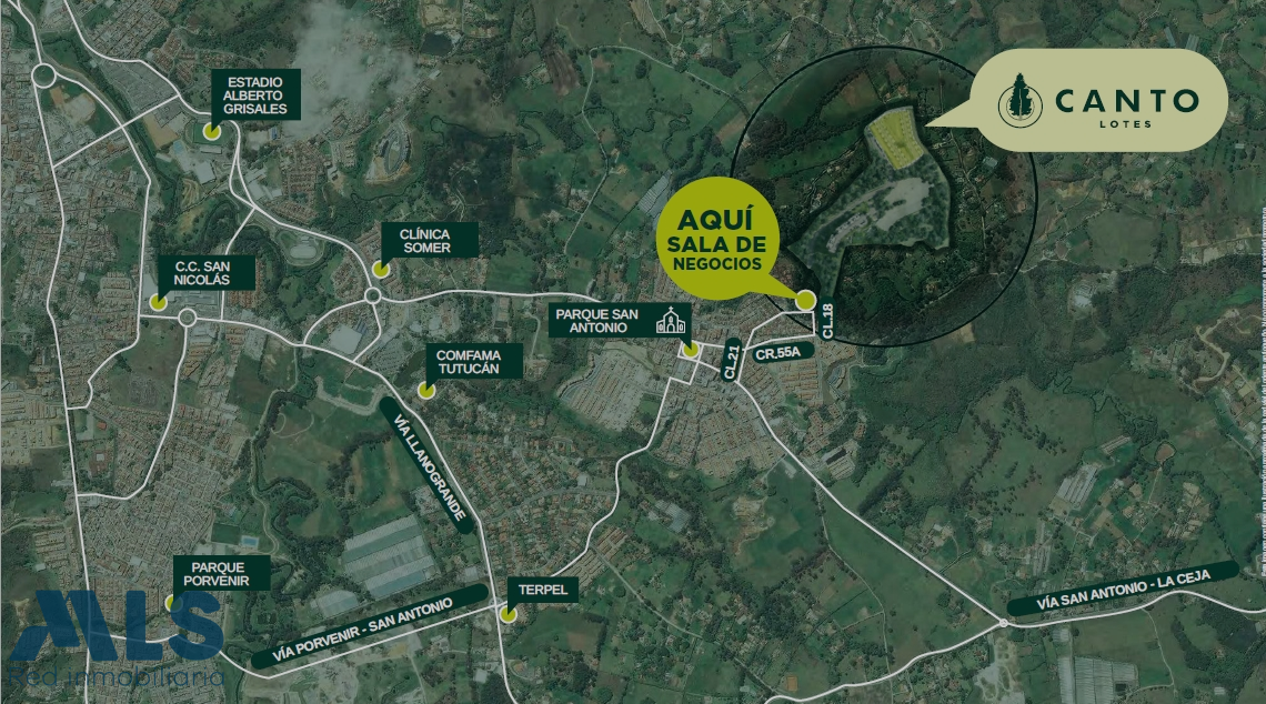 Lote Residencial en San Antonio de Pereira – Rionegro – 265019 - El Dandy