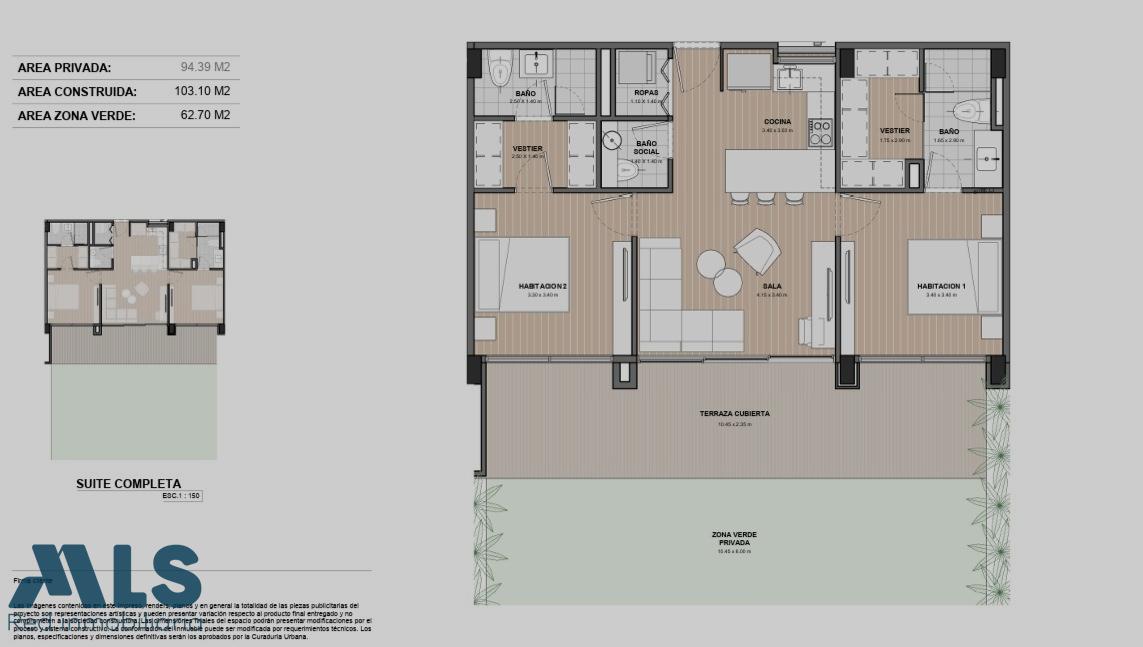 Apartamento en V. Don Diego – El Retiro – 265837 - El Dandy