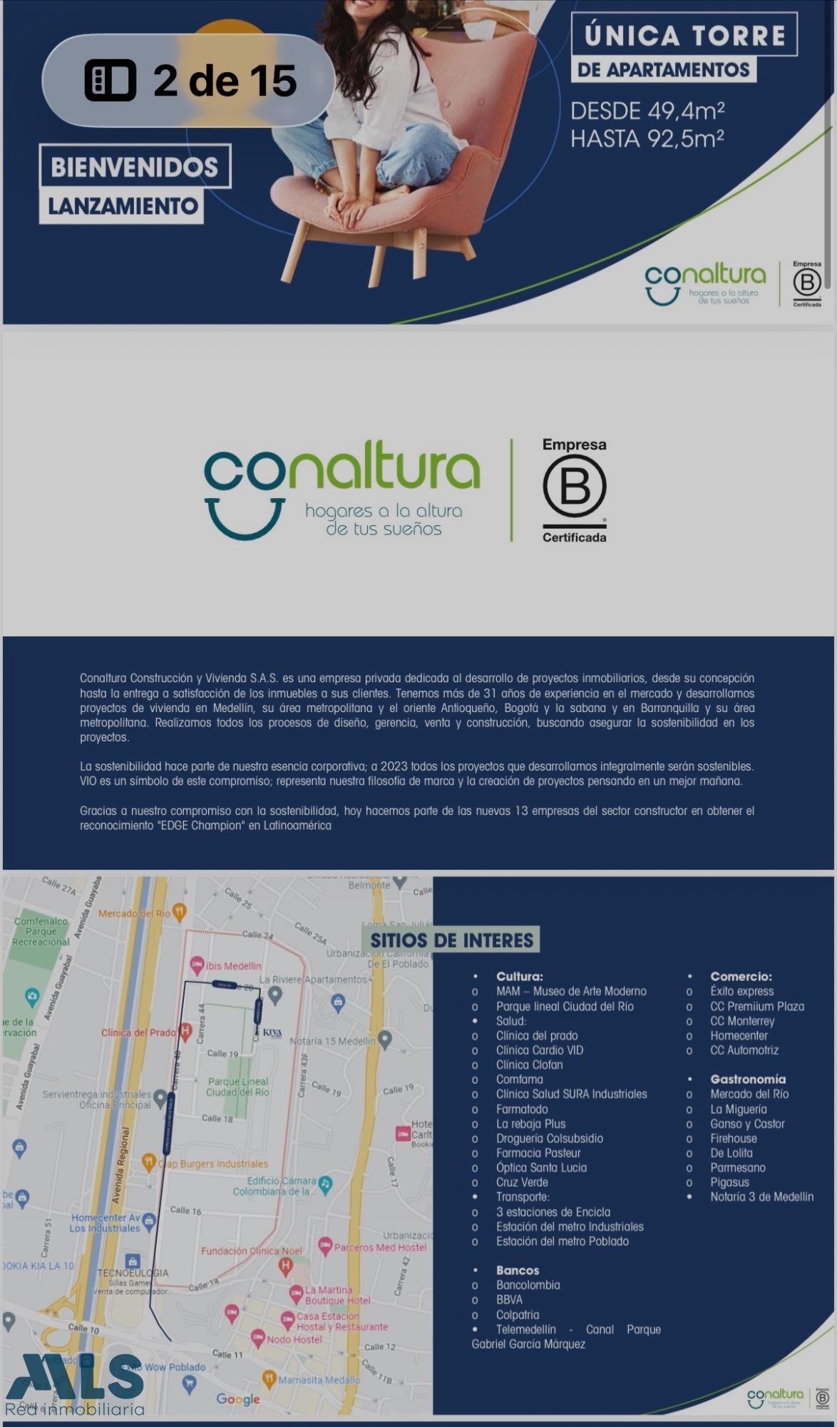 Apartamento en Ciudad del Rio – Medellín – 265851 - El Dandy